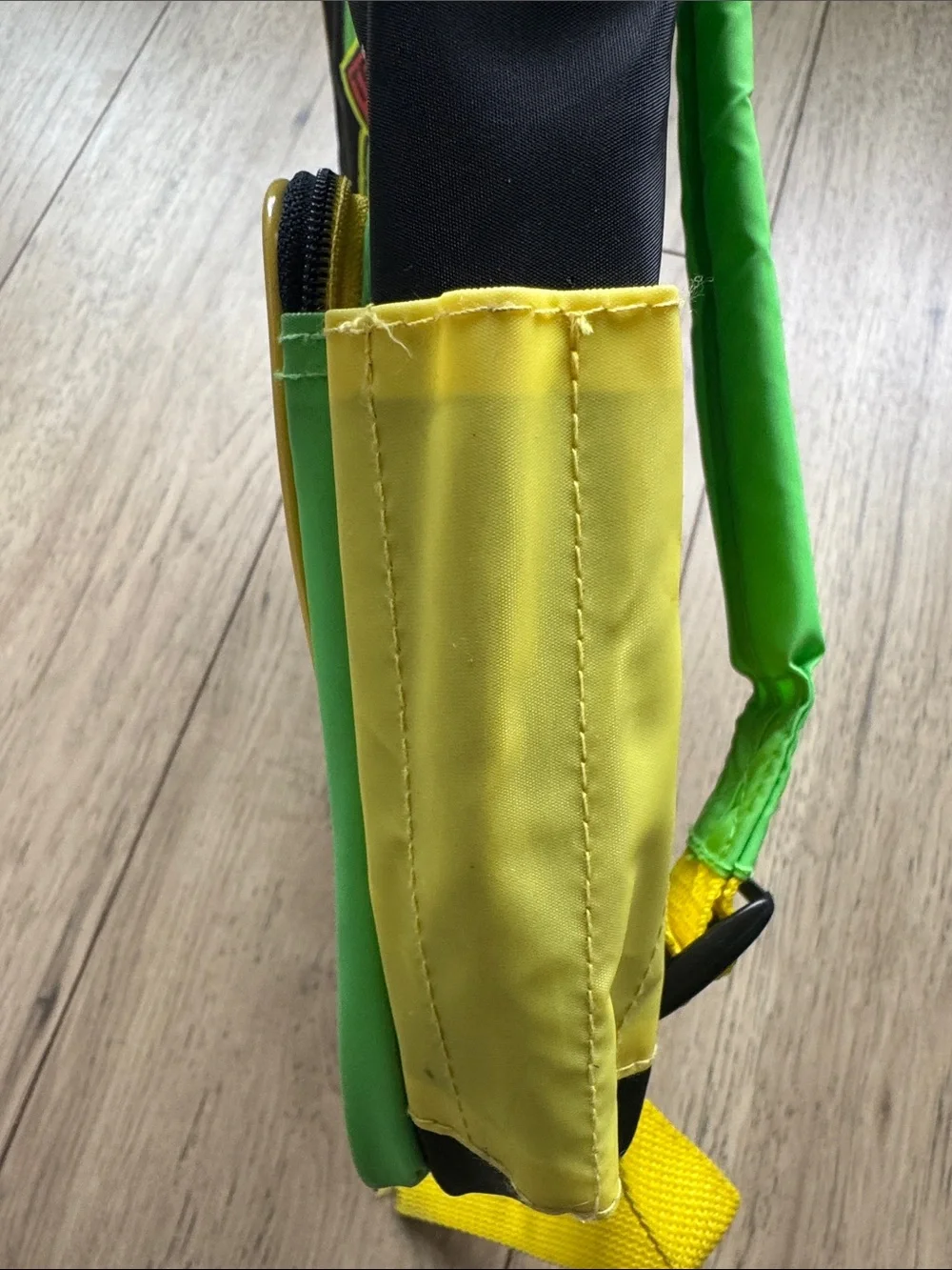 Vintage Teenage Mutant Ninja Turtles Backpack 1993 Turtles Mutations Green Black